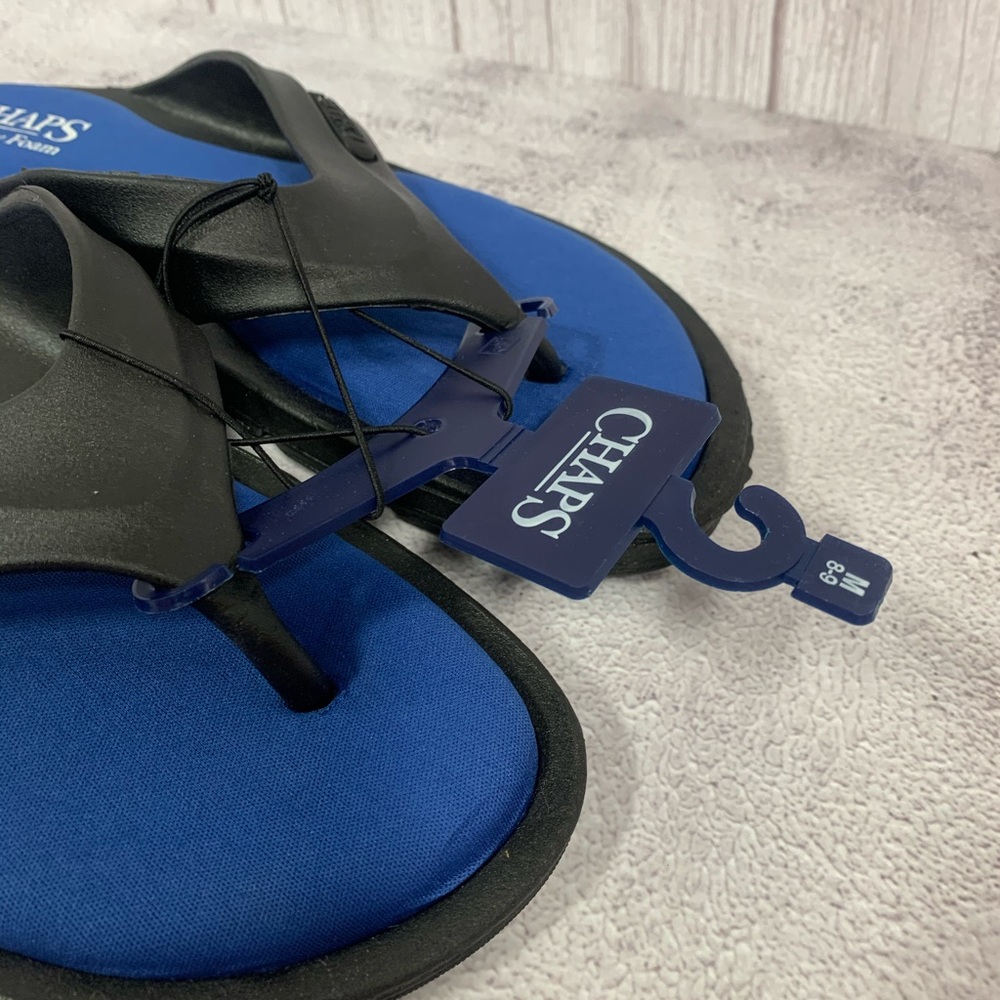 Chaps Memory Foam Flip Flop Sandals - Picture 3 of 5
